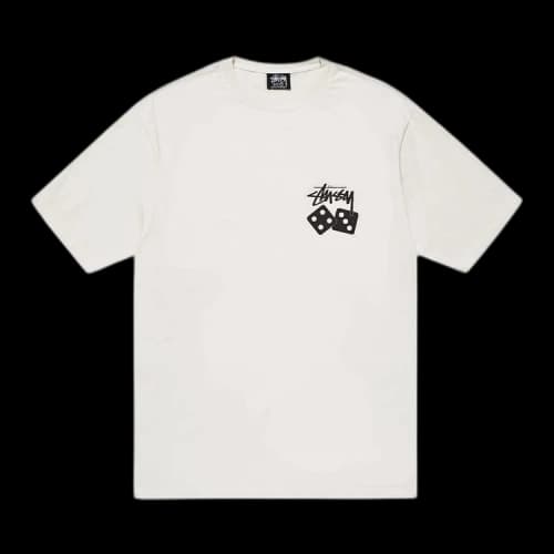 Stussy Dice Pigment Dyed Tee 'Natural'