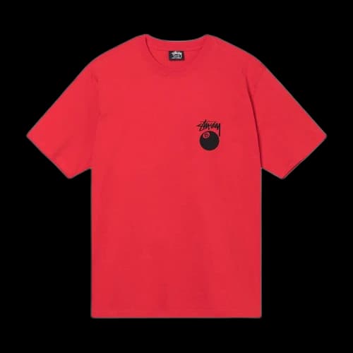 Stussy Billiards Tee 'Red'