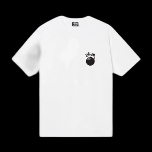 Stussy Billiards Tee White