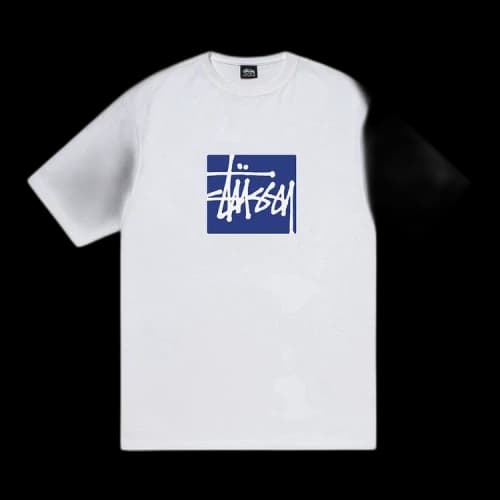 Stussy Stock Box Tee 'White'