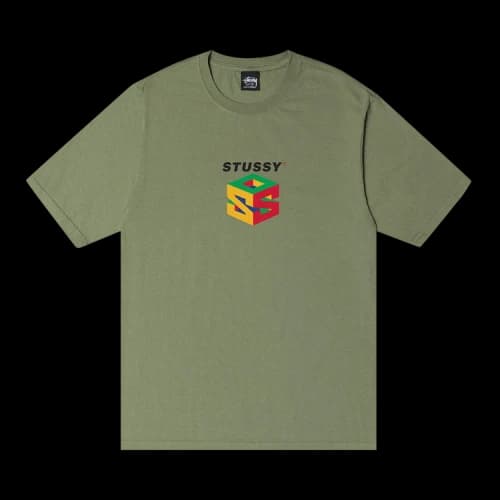 Stussy S64 Pigment Dyed Tee 'Artichoke'
