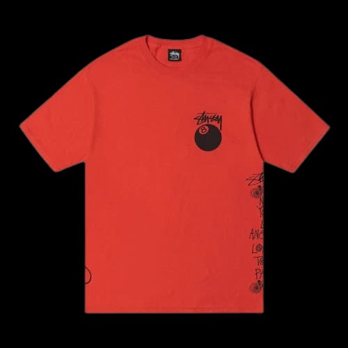 Stussy Test Strike Pigment Dyed Tee Tomato