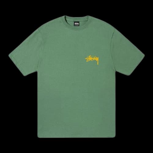 Stussy Wizard Tee 'Green'