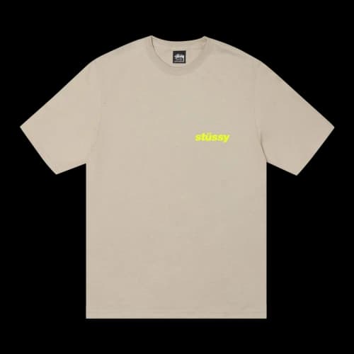 Stussy Stacked Tee 'Khaki'