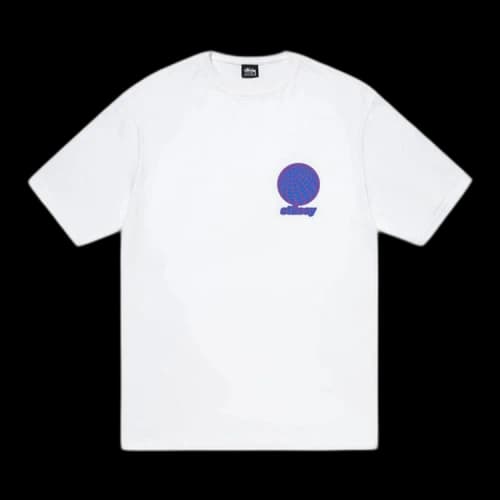 Stussy 8 Ball Grid Tee 'White'