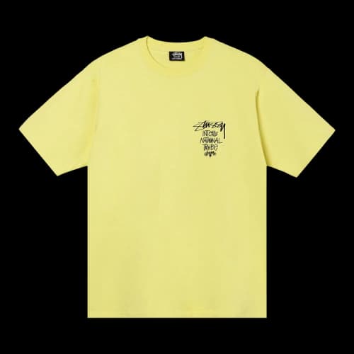 Stussy Tribe Stack Tee 'Yellow'