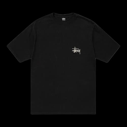 Stussy Pigment Dyed Built Tough Tee 'Black'