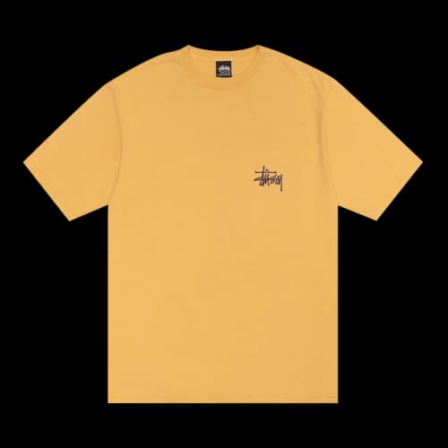 Stussy Pigment Dyed Built Tough Tee 'Honey'