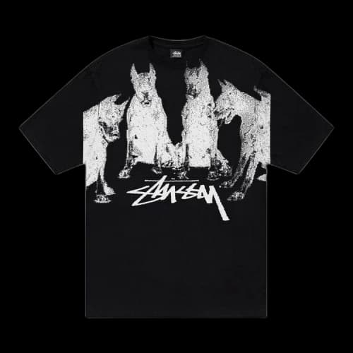 Stussy Dobermans Tee 'Black'