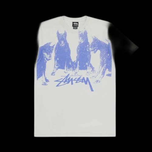 Stussy Dobermans Tee 'Fog'