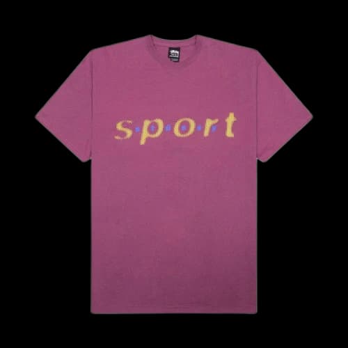Stussy Dot Sport Tee 'Berry'