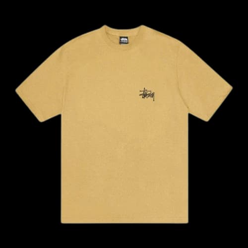 Stussy Basic Tee 'Curry'