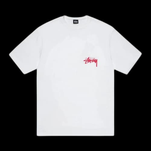 Stussy Beat Crazy Tee 'White'