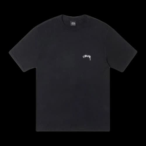 Stussy Smooth Stock Tee 'Black'