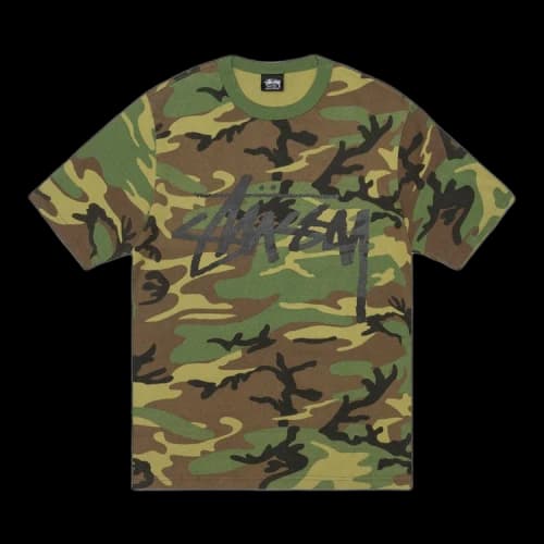 Stussy Stock Camo Tee 'Camo/Black'