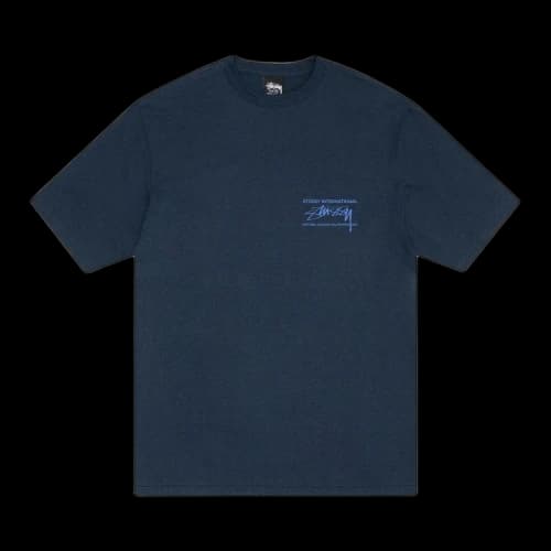 Stussy Smooth International Tee 'Navy'