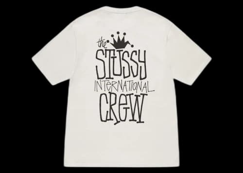 Stussy Crown International Pigment Dyed Tee Natural