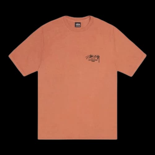 Stussy Beat Sounds Tee 'Rust'