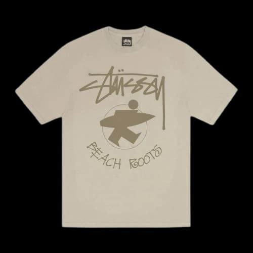 Stussy Beach Roots Tee 'Khaki'
