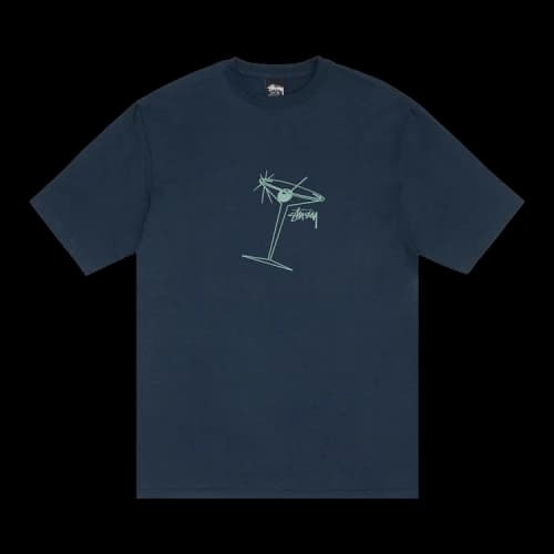 Stussy Martini Tee 'Navy'