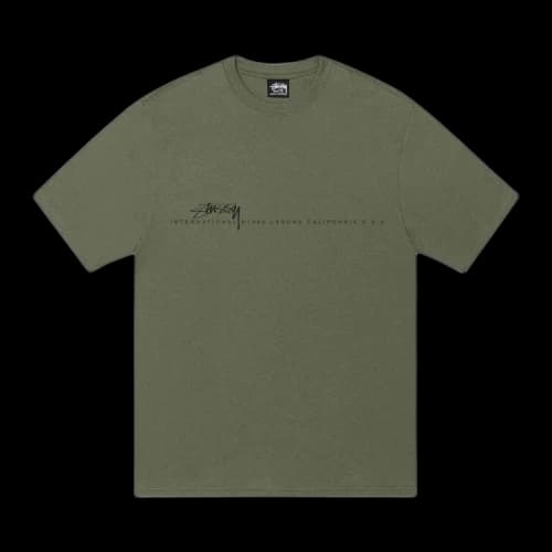 Stussy Smooth 80 Tee Olive