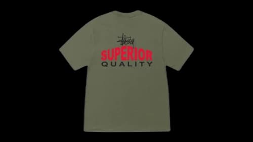 Stussy Superior Quality Tee Olive