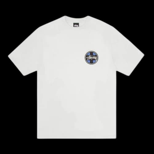 Stussy Cross Dot Tee Pigment Dyed 'Natural'
