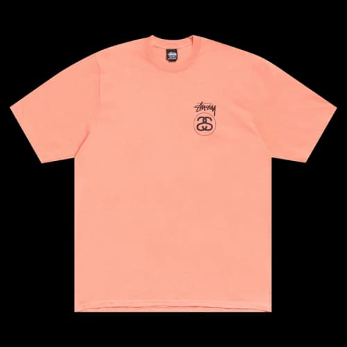 Stussy Stock Link Pigment Dyed Tee 'Sherbert'