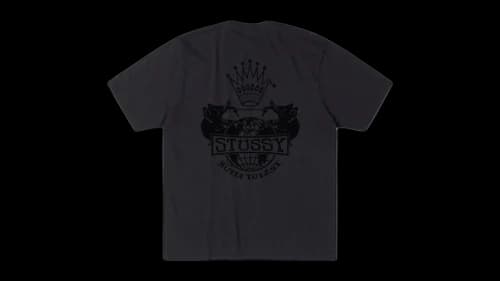Stussy Built To Last Pigment Dyed Tee Faded Black