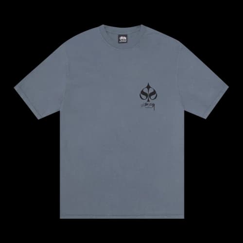 Stussy Spade Pigment Dyed Tee Navy