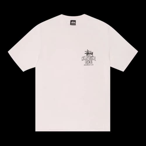 Stussy Cali Grown Tee Pigment Dyed 'Blush'
