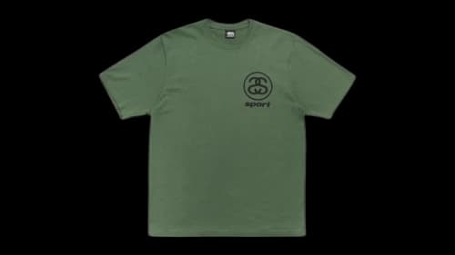 Stussy Link Sport Pigment Dyed Tee Pine