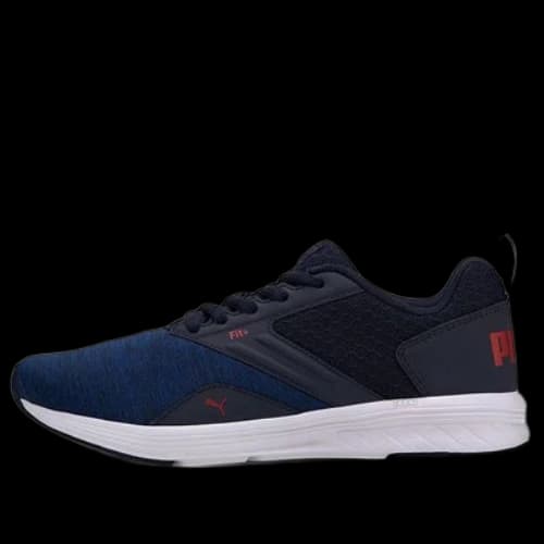 (GS) PUMA Nrgy Comet Low Top Running Shoes Black/Blue/White