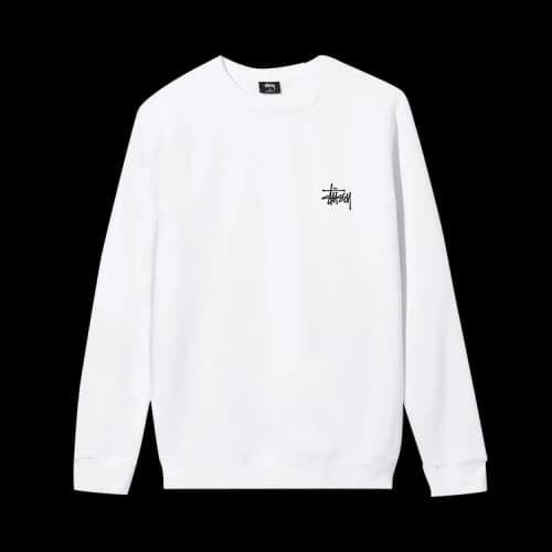 Stussy Basic Crew 'White'