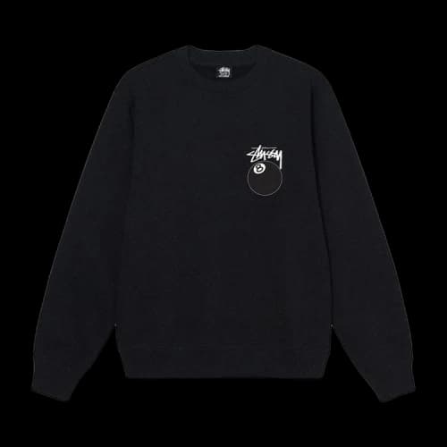 Stussy 8 Ball Crew 'Black'