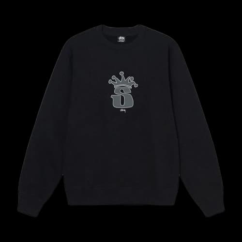 Stussy S Crown Crew 'Black'