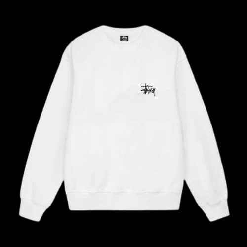 Stussy Basic Crew 'White'