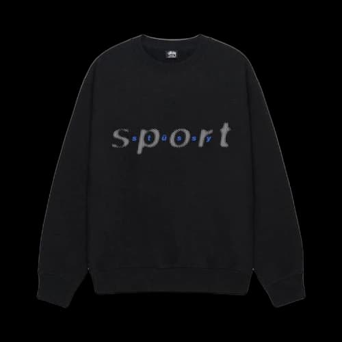 Stussy Dot Sport Crew Sweatshirt 'Back'