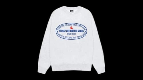 Stussy Authorized Crew Ash Heather