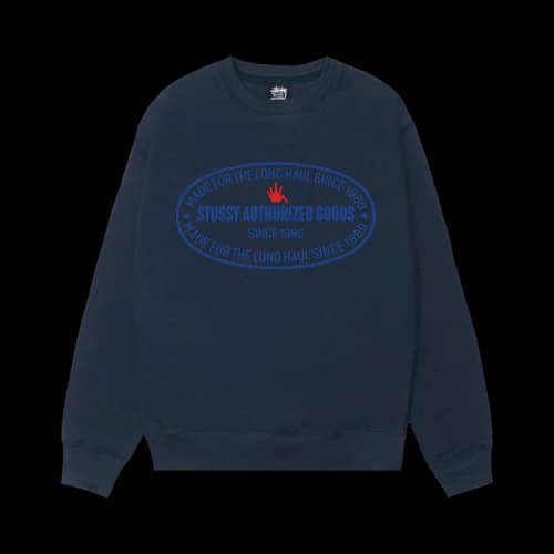 Stussy Authorized Crew Navy