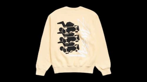 Stussy Skate Stack Crewneck Sweatshirt Gold