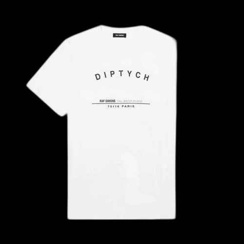 Raf Simons Oversized Tour Teewhite 'White'