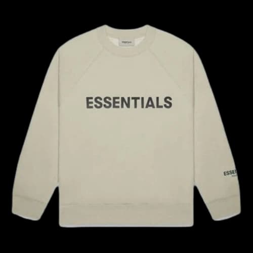 Fear of God Essentials FW20 Crew Neck Sweatshirt 'Moss'