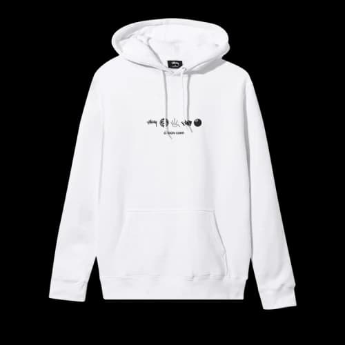 Stussy Global Desigh Corp. Hoodie 'White'
