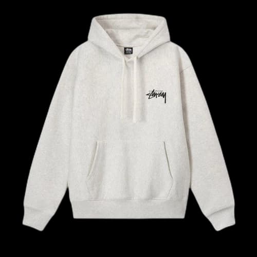 Stussy 8 Ball Fade Hoodie 'Ash Heather'