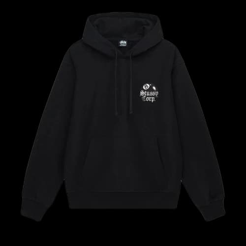 Stussy 8 Ball Corp. Hoodie 'Black'