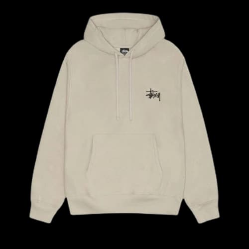 Stussy Basic Hoodie 'Khaki'