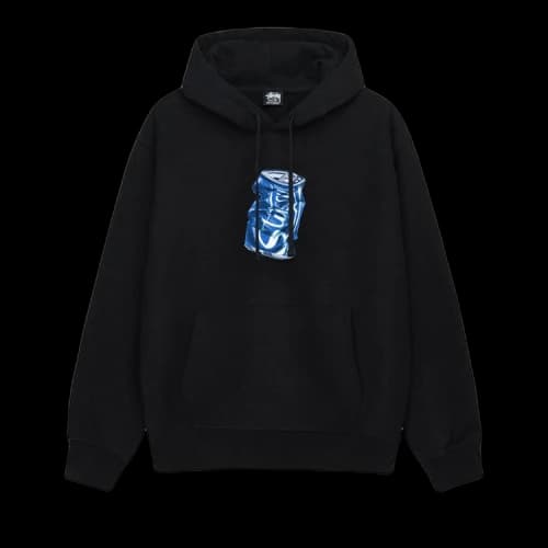 Stussy Soda Can Hoodie Black