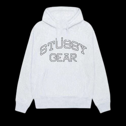 Stussy Gear Hoodie 'Ash Heather'