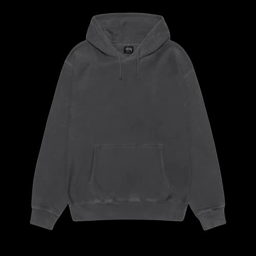 Stussy Buana Pigment Dyed Hoodie Black